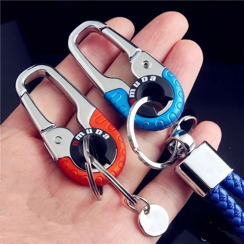 Stainless steel carabiner key - steel,