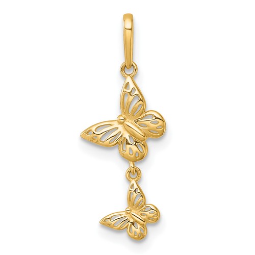 Double butterfly dangle - double,