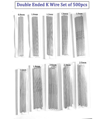 Double ended wire - double, inch)