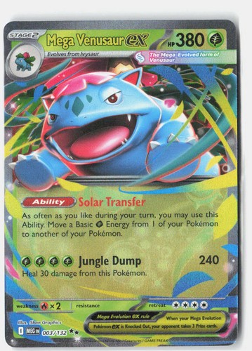 Mega venusaur holo - holo, double