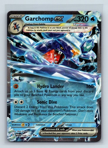 Garchomp holo double - ex,