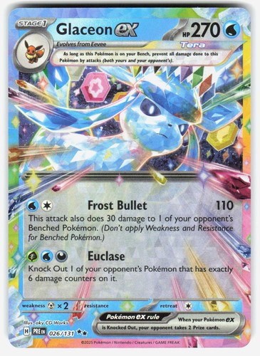 Glaceon 026 131 holo - 026/131, double