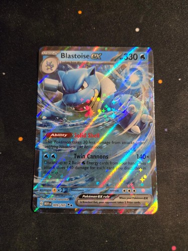 Blastoise 009 165 double - ex, 009/165